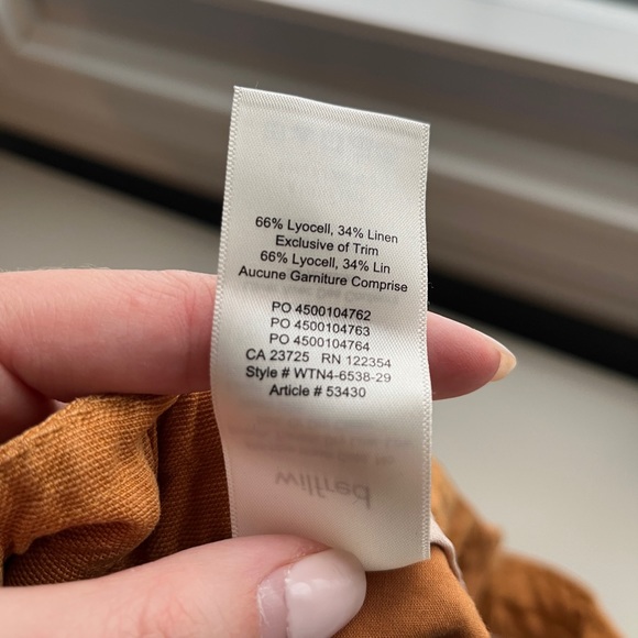 Wilfred linen blend shorts, size 10 - Picture 4 of 4